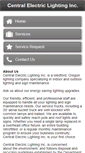 Mobile Screenshot of centralelectriclighting.com